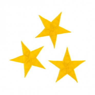 1 1/4” EMBROIDERED STAR APPLIQUE