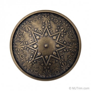 Ornate Metal Button
